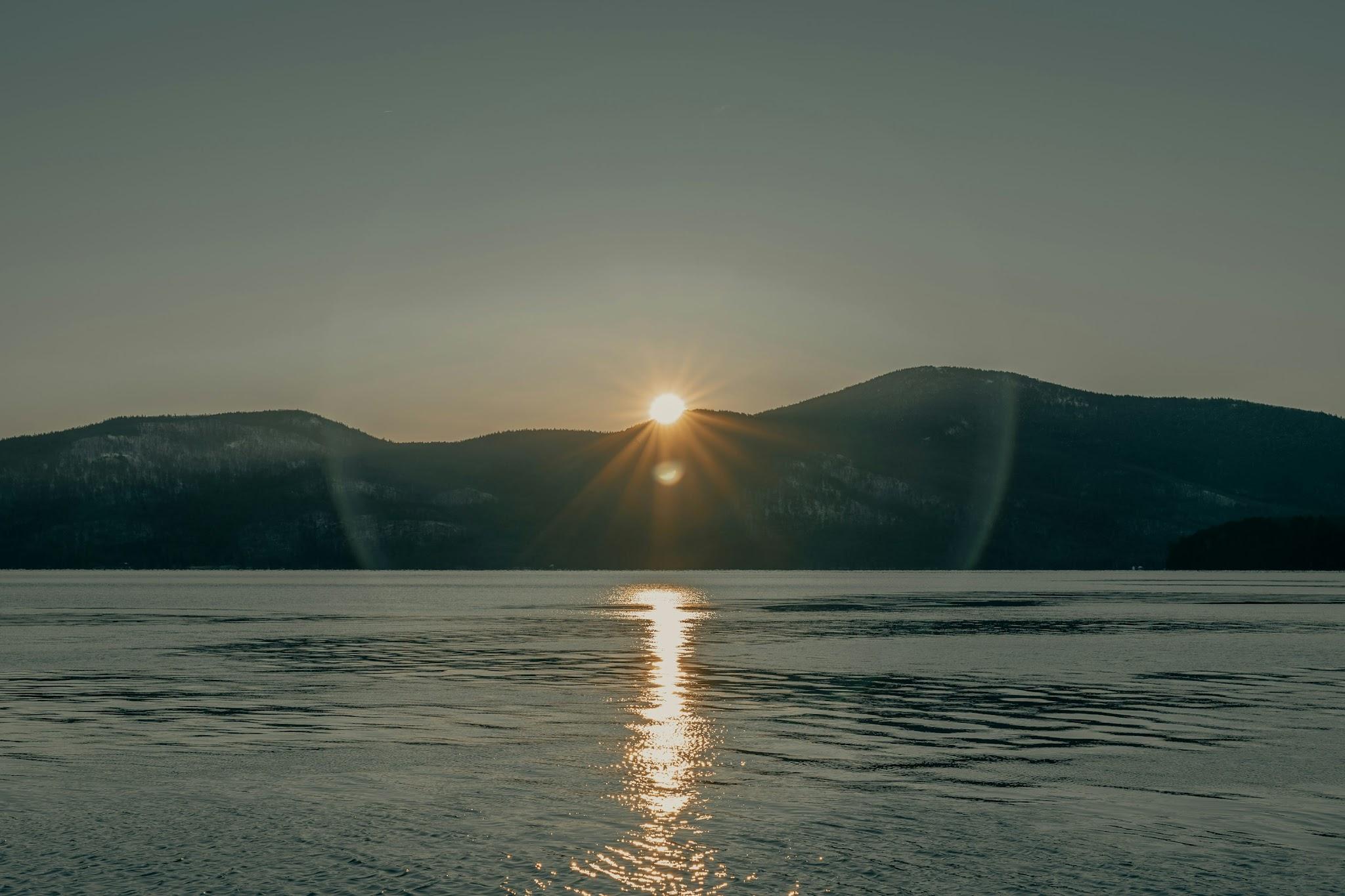 Sunrise over Lake George